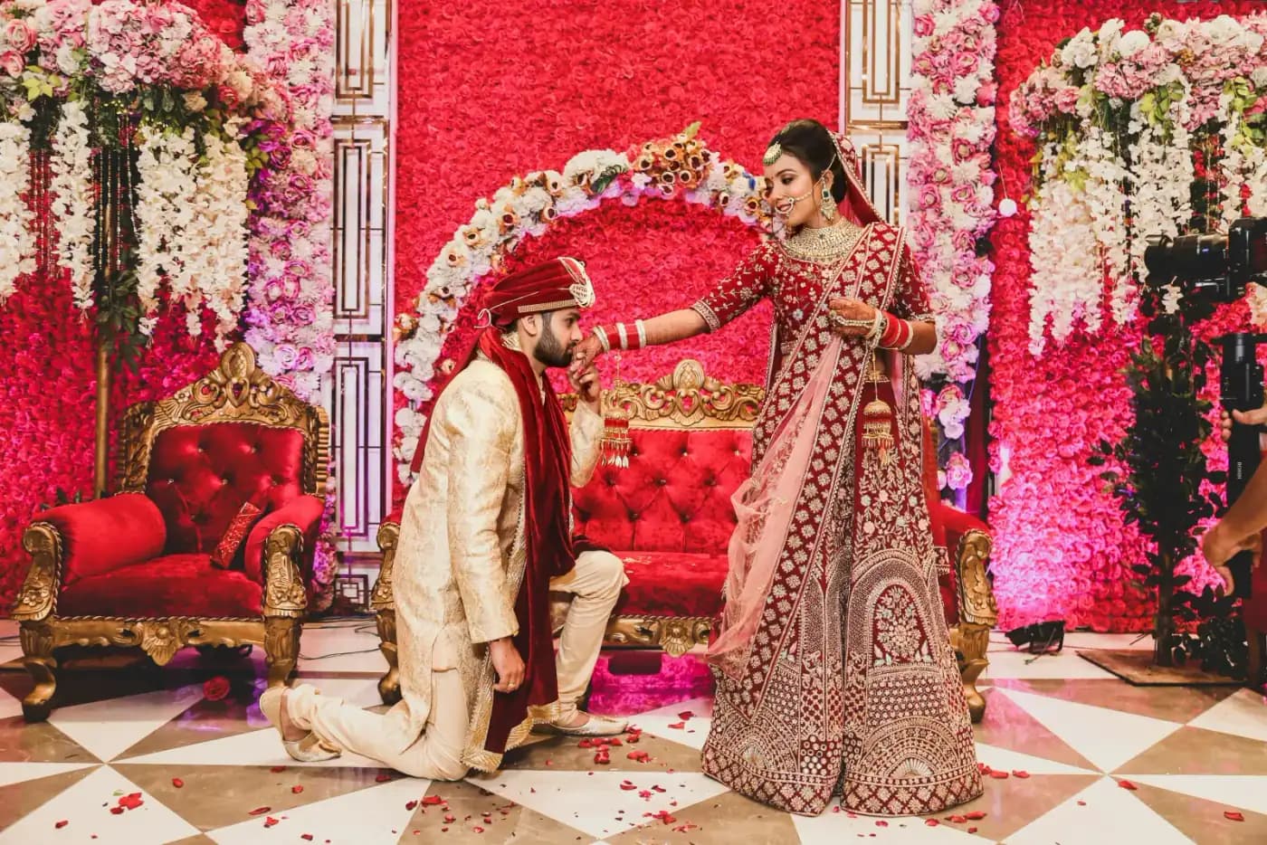 Couple pre-wedding photography at a Rajasthan destination wedding